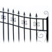 Aleko Steel Dual Swing Driveway Gate - VENICE Style - 18 x 6 Feet Aleko