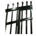 Aleko Steel Dual Swing Driveway Gate with Built-In Pedestrian Door - VIENNA Style - 14 x 7 Feet DGP14VIENNA-AP Aleko