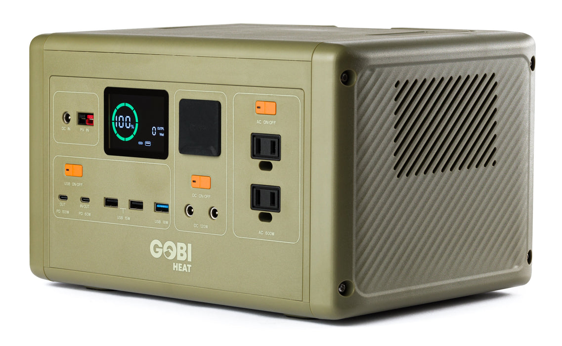 Gobi Heat CORE 614W Portable Power Station