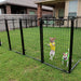 Aleko Expandable Heavy Duty Dog Kennel and Playpen Kit - 5 x 5 x 4 Feet - Black - DK5X5X4-AP Aleko