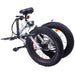 Ecotric 36V Fat Tire Folding 20" Electric Bike - UL Certified - White - C-FAT20810-WB Ecotric Electric Bikes