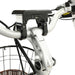 Ecotric 36V Electric City Bike 26" White Lark For Women w/Basket & Rear Rack - NS-LAK26LCD-W Ecotric Electric Bikes