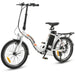 Ecotric 36V Folding Electric Bike Starfish 20" - UL Certified - White - C-STA20LED-W-Z Ecotric Electric Bikes