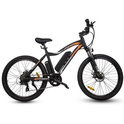 Ecotric 36V Leopard Electric Mountain Bike - Matte Black LEOPARD26-MB Ecotric Electric Bikes