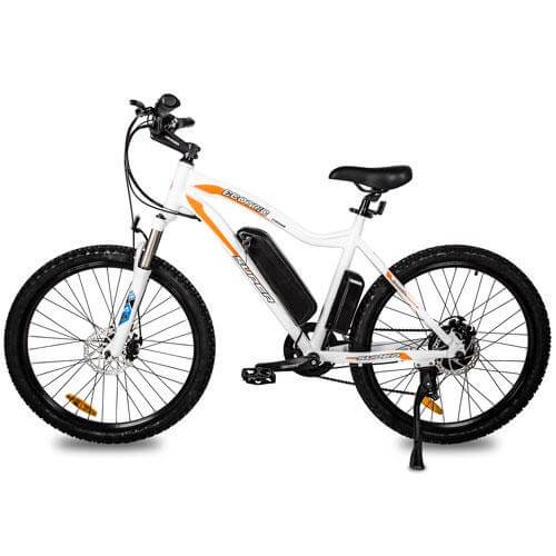 Ecotric 36V Leopard Electric Mountain Bike - White LEOPARD26-W Ecotric Electric Bikes