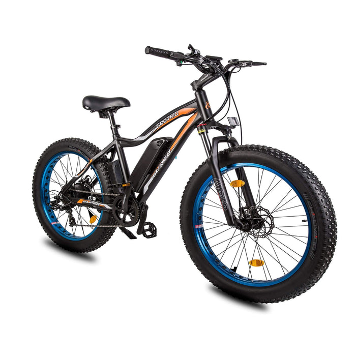 Ecotric Rocket Fat Tire Beach Snow Electric Bike - Blue ROCKET26-BL Ecotric Electric Bikes