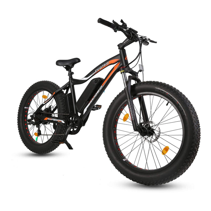 Ecotric Rocket Fat Tire Beach Snow Electric Bike - Matt Black ROCKET26-MB Ecotric Electric Bikes