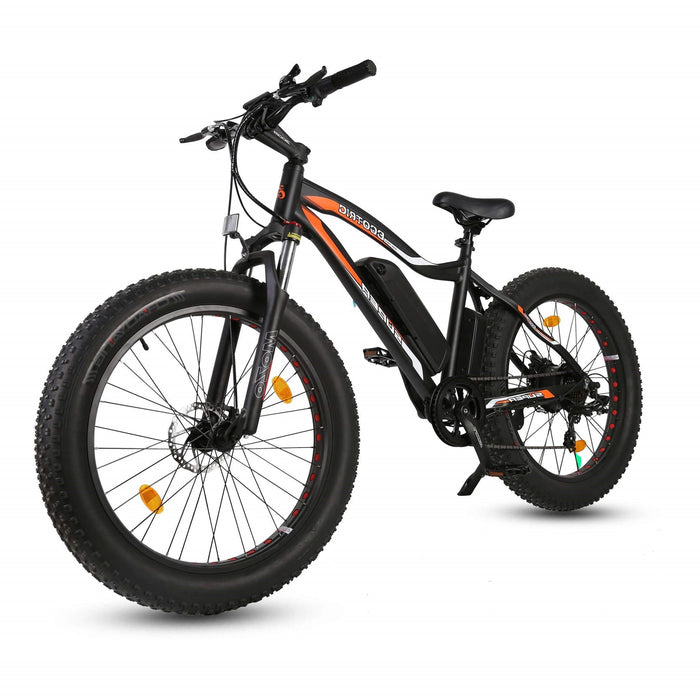 Ecotric Rocket Fat Tire Beach Snow Electric Bike - Matt Black ROCKET26-MB Ecotric Electric Bikes