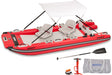 FastCat™ Catamaran Inflatable Boat Swivel Seat Canopy Package by SeaEagle FASTCAT12K_SWC SeaEagle