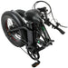 Ecotric 48V Folding Fat Tire Electric Bike w/LCD Display Matte Black  - FAT20S900-MB Ecotric Electric Bikes