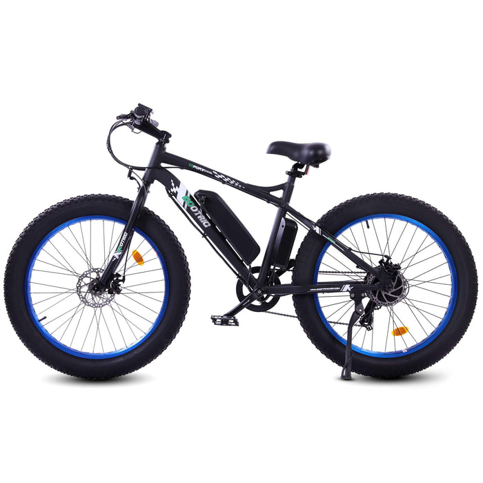 Ecotric 36V Fat Tire Electric Bike Beach & Snow Bike -  Blue - D-FAT26S900-BL Ecotric Electric Bikes