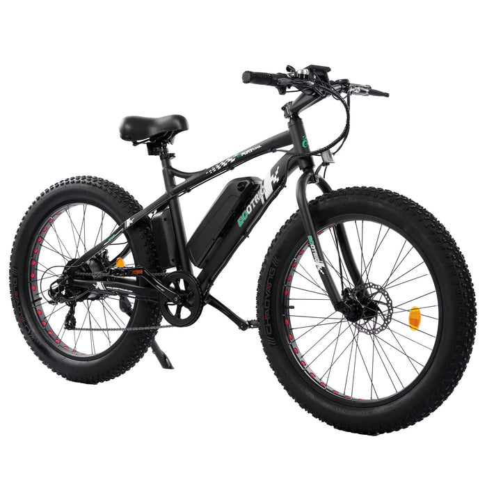 Ecotric 36V Fat Tire Electric Bike Beach & Snow Bike - Matte Black - D-FAT26S900-MB Ecotric Electric Bikes