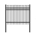 Aleko DIY Steel Iron Wrought High Quality Ornamental Fence - Rome Style - 8 x 4 Feet FENCEROME8X4-AP Aleko