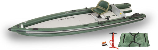 FishSkiff™ 16 Inflatable Fishing Boat Solo Startup Package by SeaEagle FSK16K_ST SeaEagle