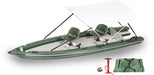 FishSkiff™ 16 Inflatable Fishing Boat 2 Person Swivel Seat Canopy Package by SeaEagle FSK16K_SWC SeaEagle