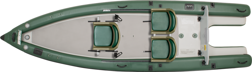 FishSkiff™ 16 Inflatable Fishing Boat Solo Startup Package by SeaEagle FSK16K_ST SeaEagle