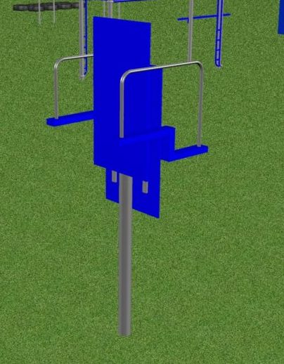 Commercial Playground Vertical Curl and Sign #HTK09 by KidStuff PlaySystems KidStuff PlaySystems