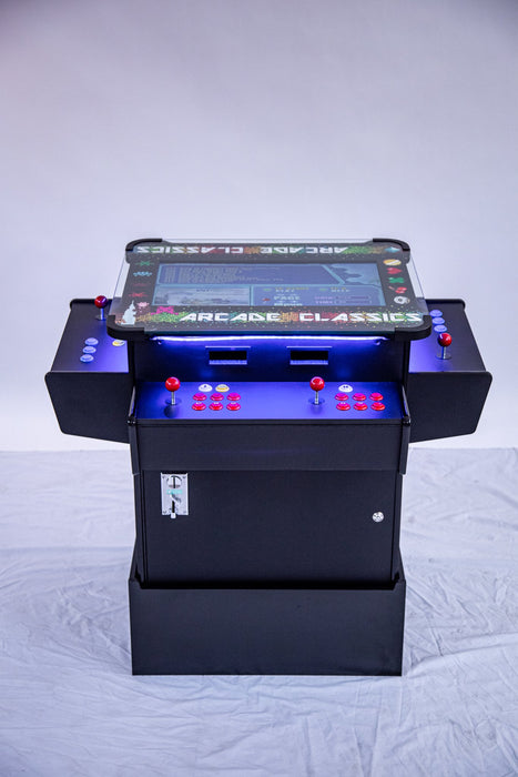 Full-sized, 3 Sided, Cocktail Table Arcade Game With 3,018 Classic, Golden Age, and Midway Games by Game Room City 3018CT Game Room City