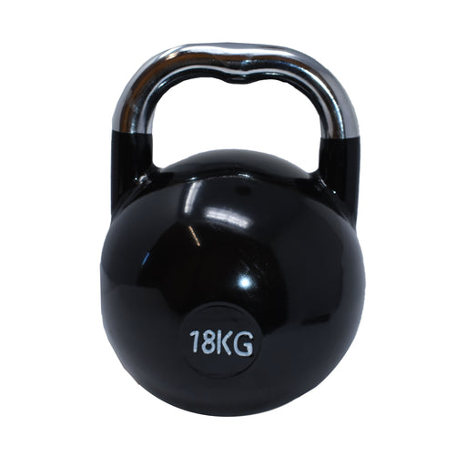 Aleko Premium Coated Steel Kettlebell - 40 lbs (18 kg) - Black Aleko