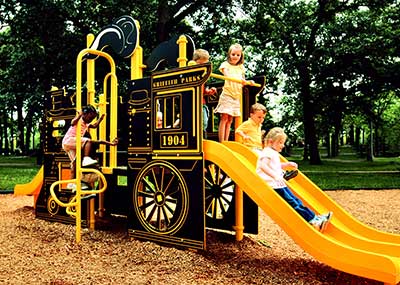 Commercial Playground #1003 Kidvision Locomotive by KidStuff PlaySystems KidStuff PlaySystems