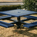 Commercial Playground Pedestal-style 4ft Picnic Table, in-ground mount #9212 KidStuff PlaySystems KidStuff PlaySystems