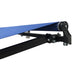 Motorized Retractable Black Frame Patio Awning 20 x 10 Feet - Blue - ABM20X10BLUE30-AP at YBLGoods Aleko