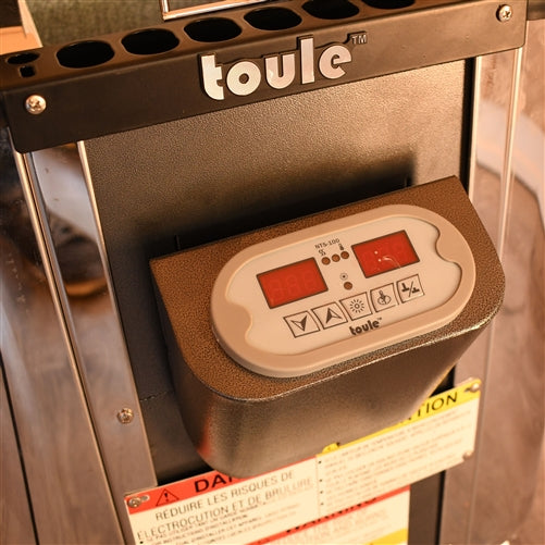 Aleko TOULE ETL Certified Wet Dry Sauna Heater Stove - Digital Controller - 3KW NTSA30-AP Aleko