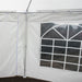 Aleko Heavy Duty Octagonal Outdoor Canopy Event Tent with Windows - 20 X 14 FT - White PWT22X16-AP Aleko