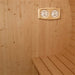 Aleko Outdoor or Indoor White Finland Pine Wet Dry Barrel Sauna - Front Porch Canopy - 9 kW ETL Certified Heater - 8 Person SB8PINECP-AP Aleko
