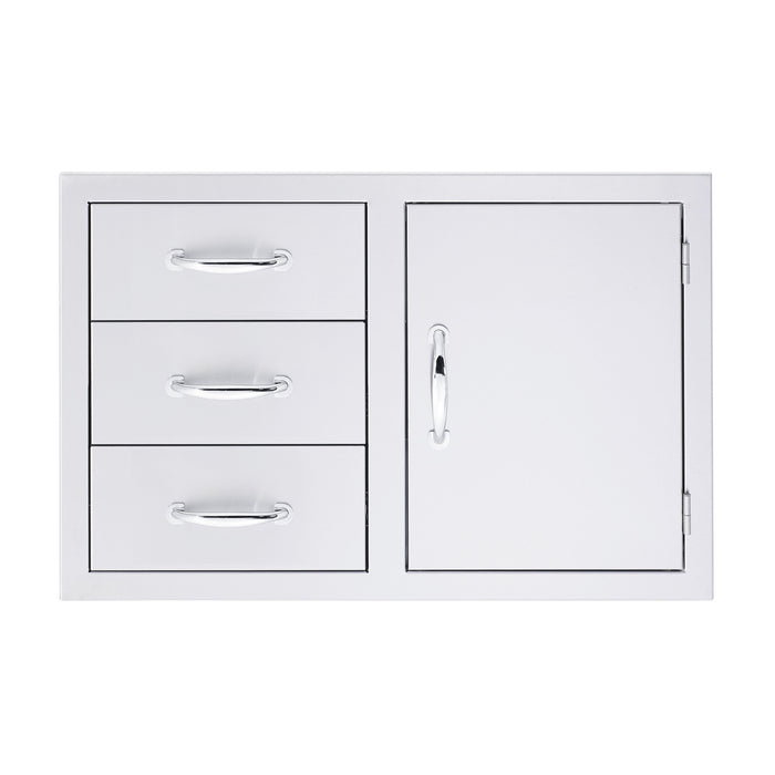 Summerset 33" 3-Drawer & Access Door Combo Summerset