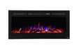 Sideline 45" Recessed Electric Fireplace by TouchStone 80025 TouchStone