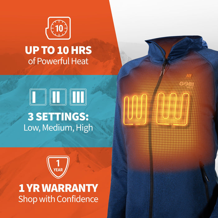 Gobi Heat Apex Womens Heated Tech Hoodie