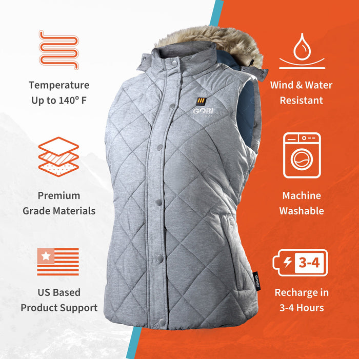 Gobi Heat Cirrus Womens Heated Vest