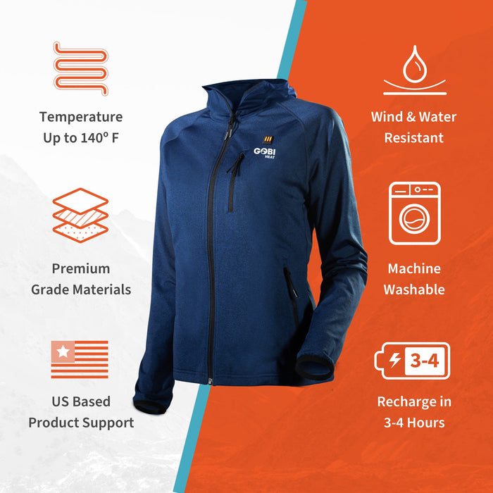 Gobi Heat Apex Womens Heated Tech Hoodie