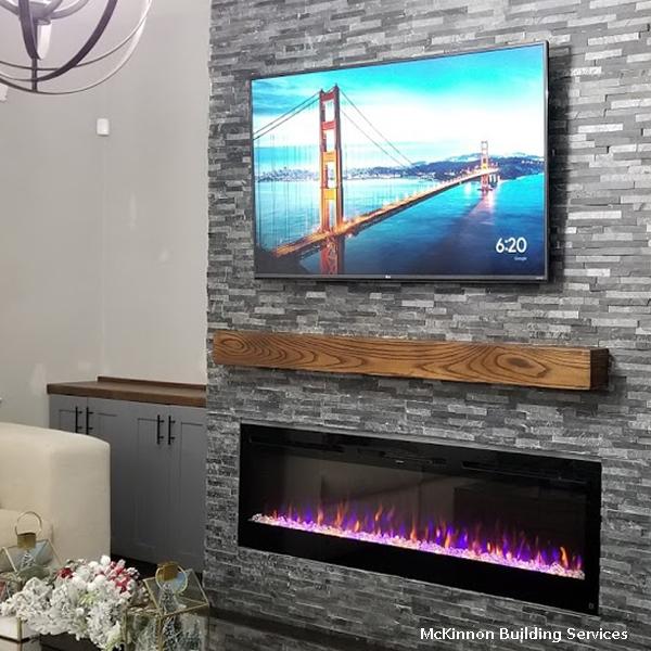 Sideline 72" Recessed Electric Fireplace by TouchStone 80015 TouchStone