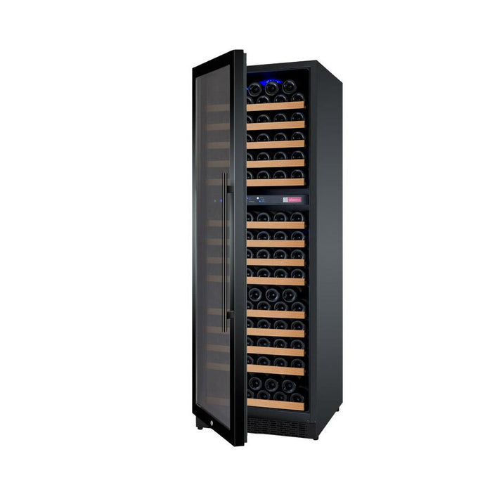 Allavino 24" Wide FlexCount II Tru-Vino 172 Bottle Dual Zone Black Left Hinge Wine Refrigerator Allavino