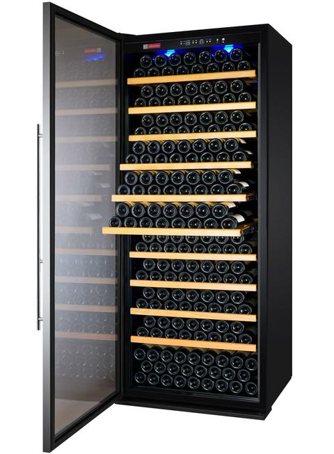 Allavino 32" Wide Vite II Tru-Vino 305 Bottle Single Zone Stainless Steel Left Hinge Wine Refrigerator Allavino