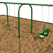 Commercial Playground Arch Swings: 42002, 42004, 42006 KidStuff PlaySystems KidStuff PlaySystems
