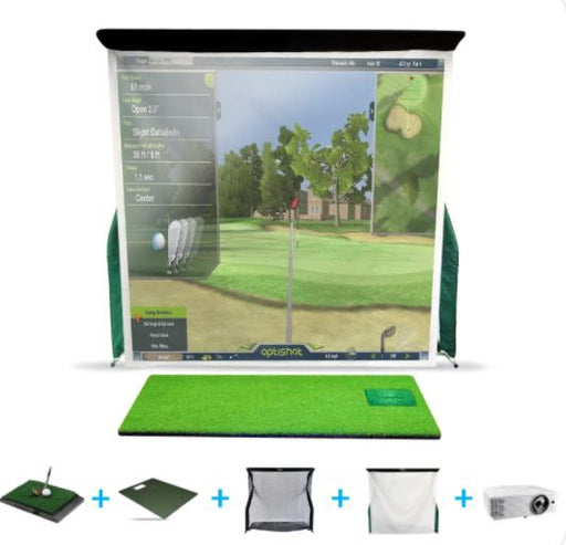 Golf in a Box 3: All in One Home Golf Simulator by Optishot Optishot