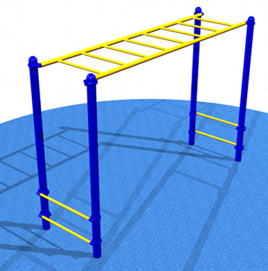 Commercial Playground HealthTrek Horizontal Ladder #HTK03 by KidStuff PlaySystems KidStuff PlaySystems