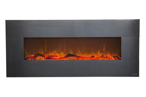 Onyx Stainless 50" Wall Mounted Electric Fireplace by TouchStone 80026 TouchStone