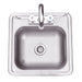 Summerset 15x15" Stainless Steel Drop-in Sink & Hot/Cold Faucet Summerset