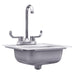 Summerset 15x15" Stainless Steel Drop-in Sink & Hot/Cold Faucet Summerset