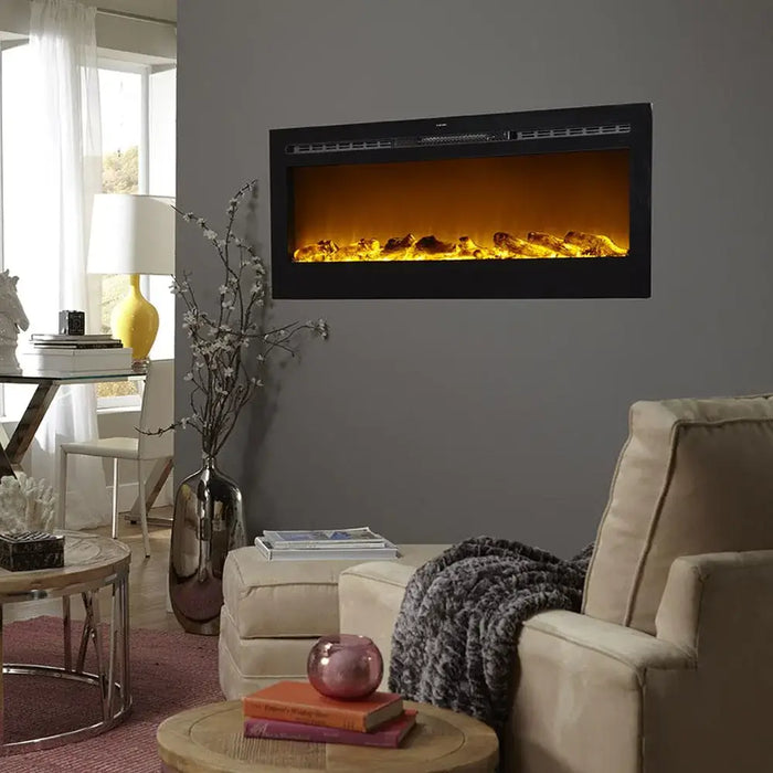 Sideline 50" Recessed Electric Fireplace by TouchStone 80004 TouchStone